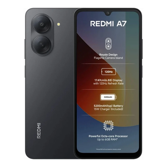تصویر از گوشی موبایل شیائومی مدل Redmi A7 دو سیم کارت ظرفیت 64 گیگابایت و رم 3 گیگابایت